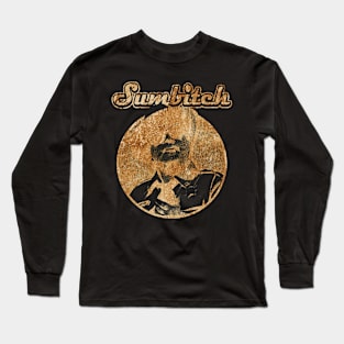 VINTAGE -  JUSTICE SUMBITCH MELET Long Sleeve T-Shirt